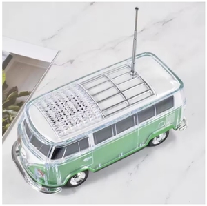 WS-267BT Đầy Màu Sắc Mini Loa Hình Dạng Xe Mini Xe Buýt Loa Âm Thanh Hộp Mp3 ++ U Đĩa + TF + FM + LED 7 Màu Sắc Chức Năng - Product Image 2