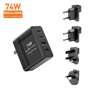 74W 65W PD USB Chargerโทรศัพท์มือถือUSB-C Charger Fast ChargerQC3.0 เครื่องชาร์จHD MI Dockingสําหรับ<span class=keywords><strong>Iphone</strong></span> 15 14 <span class=keywords><strong>11</strong></span> <span class=keywords><strong>Pro</strong></span> <span class=keywords><strong>Max</strong></span> - Product Image 1