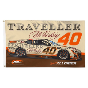 Plc Justin <span class=keywords><strong>Allgaier</strong></span> # Drapeau de course automobile 40 Traveller 3x5 pieds, bannière décorative murale, vente en gros - Product Image 1