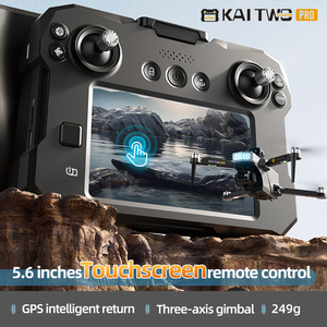 Dron GPS <span class=keywords><strong>KAI</strong></span> TWO Pro 2025 con Cámara Dual 4K, Gimbal de <span class=keywords><strong>3</strong></span> Ejes, Disparo Profesional Antivibración, Quadcopter Plegable sin Escobillas, RC - Product Image 3