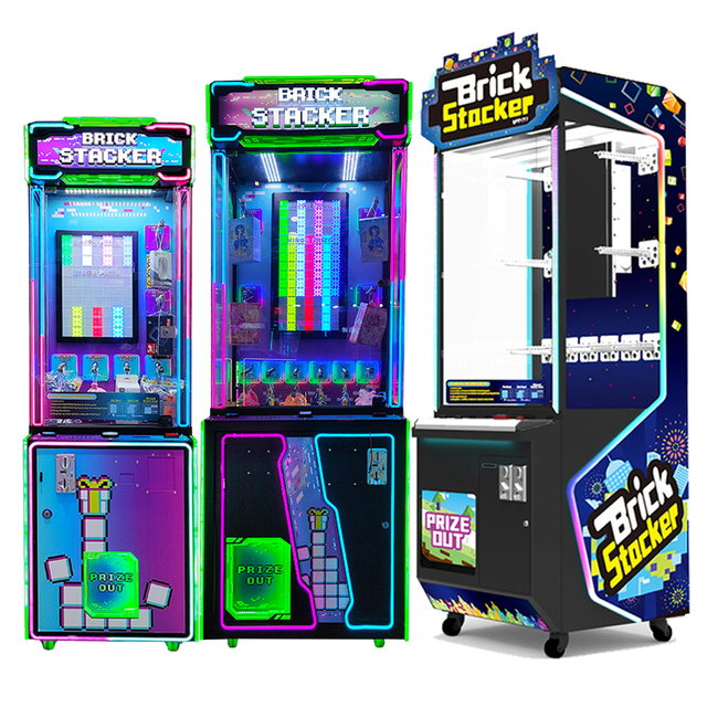 Neofuns Brick Stacker Arcade Gift Prize Machine Equipment Indoor Custom Prize Redemption Game Machine Magic Key Prize Machine