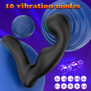 Inflatable Backcourt Vibrator <b>Remote</b>-<b>Controlled</b> Magnetic Charging 10 Frequency <b>Vibration</b> 100% Waterproof Orgasm Masturbation - Product Image 3