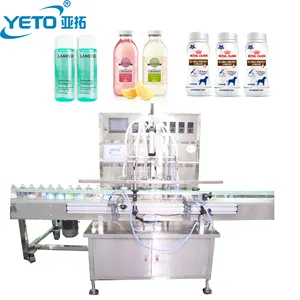 YETO-100ml 200Ml 500Ml Gear Pump Filling Machine Jar Filler Botol Minyak Air untuk Kosmetik Toner Water