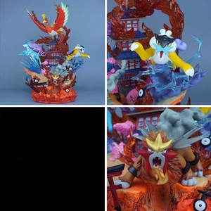 Figura de Anime Pokémoned Trio <span class=keywords><strong>Master</strong></span>, Rey del Viento, Escuadrón de Bestias Sagradas, Juguete de Moda, Regalo, Adorno de Escritorio Extra Grande, Coleccionables - Product Image 2