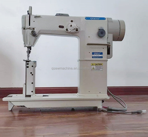Machine à coudre industrielle à point noué robuste à bras long et crochet large, entraînement direct, aiguille simple, modèle QS-810D - Product Image 4