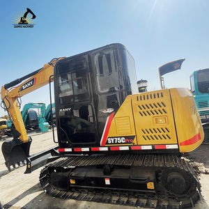 Mini Crawler Excavator Used Sany SY75C PRO 7350KG Industrial Machinery Isuzu <b>Engine</b> 2024 <b>Model</b> - Product Image 1