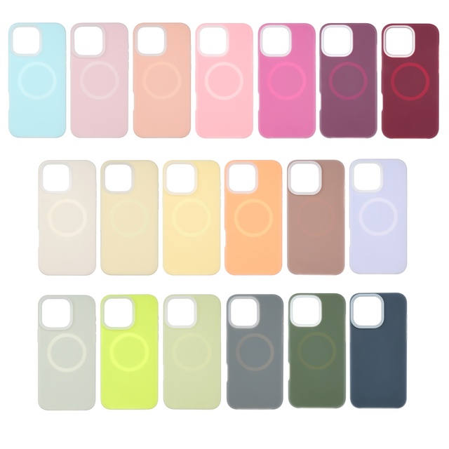 2025 NEW Product Somostel Silicone Jelly Skin Feel Magnetic Attachable Phone Case for Mobile Phone
