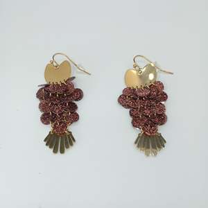 Fashion Drop Earrings 316L Stainless Steel PVD Gold Plating Sustainable Resistant Statement Jewelry - Product Image 1