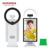 Cámara HUSHIDA HD, dispositivo de 15,6 pulgadas, transmisión en vivo, multifunción, tiktok, instrumento en vivo, software de transmisión en vivo
