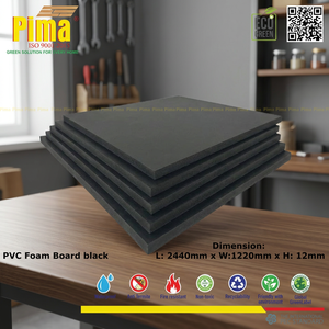 Lámina de Espuma de PVC Expandido PIMA Negra de 1/2 pulgada (12 mm) 4x8 pies – Panel 100% Resistente a la Humedad para Recintos de Reptiles de 4x2x2 - Product Image 3