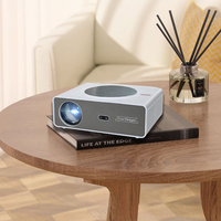 Projecteur Touyinger Q11W Smart Android Full HD 1080P avec Mise au Point Automatique et Correction Trapézoïdale pour Home Cinéma