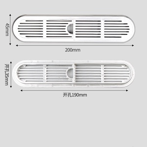 ตะแกรงระบายความร้อนสำหรับตู้พลาสติกสำหรับระบายอากาศตาข่ายชั้นวางรองเท้าสำหรับห้องน้ำห้องนั่งเล่นห้องนอนใช้ - Product Image 6