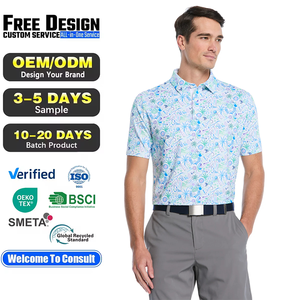 Polos personnalisés avec LOGO pour les événements de tennis, de golf et de polo – Vêtements de travail de golf à col de haute qualité pour hommes et femmes - Product Image 1