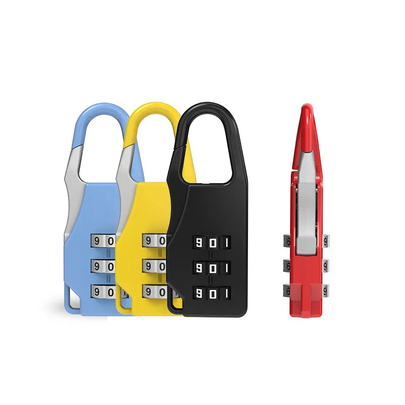 3 Mini Dial Digit Number Code Password Combination Padlock Security Travel Safe Lock For Padlock Luggage Lock Of Gym