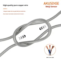 Capteur de positionnement répétitif pour machine-outil AKUSENSE M6/M10, cylindrique, haute précision, linéarité 0,001 mm, SUS303, IP67, NPN NO/NC