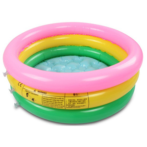 <span class=keywords><strong>Piscina</strong></span> Inflable de PVC WATERHAN de 3 Anillos, Rosa, Amarillo y Verde, Ligera y Duradera, <span class=keywords><strong>para</strong></span> Bebés y Niños de <span class=keywords><strong>1</strong></span> <span class=keywords><strong>Año</strong></span>, Venta al Por Mayor - Product Image 3