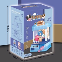 Mini machine à griffes électronique, distributeur de jouets, jeu d'intérieur, attrapeur de bonbons, peluches, jouets pour enfants, jeu d'attrape-poupées avec lumières et musique