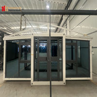 Cabine de moto moderne à 3 roues Cabane en rondins économique en Chine Toilettes pour hôtels, écoles, maison conteneur Panneau sandwich