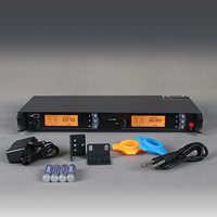 Système de microphone sans fil UHF SKM9000, ensemble de microphones dynamiques portatifs à double canal pour les spectacles sur scène, les DJ, le karaoké, l'église