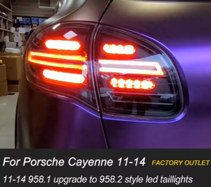 ไฟท้าย LED รุ่นใหม่ AURON สำหรับ Cayenne 2011-2014 985.1 อัพเกรดไฟเลี้ยวแบบไดนามิก ไฟเบรก ใช้ได้กับรถทั่วไป - Product Image 5