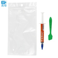 5 pièces poids net 3 grammes gris GD007 pâte de graisse conductrice thermique Silicone plâtre composé dissipateur de chaleur pour emballage de sac CPU