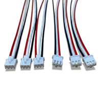 Kabel Konektor Rakitan Kabel JST XH 2.54mm Kustom dengan Ujung Berlapis Timah PVC untuk Papan PCB, Peralatan Rumah Tangga, dan Lampu LED