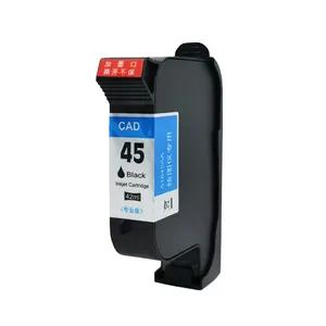 Removedor de inkcartucho 51645a, para impressoras hp inkjet, sistema de tinta contínua para hp45