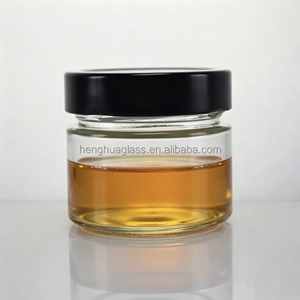 Pot en verre ergonomique à large ouverture <span class=keywords><strong>de</strong></span> 150 ml, design à anse haute, idéal pour le stockage du miel, <span class=keywords><strong>de</strong></span> la confiture, des cornichons, du pâté <span class=keywords><strong>de</strong></span> <span class=keywords><strong>foie</strong></span> <span class=keywords><strong>de</strong></span> poulet, avec couvercle métallique - Product Image 2