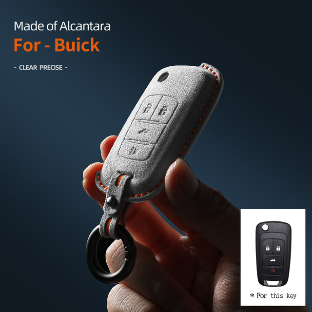 For Buick GL80 CENTURY Regal Envision S Plus LaCrosse Suede Car Key Cover Holder