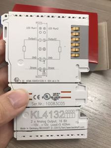 Terminal de sortie analogique 2 canaux Beckhoff KL4132, module de signal 10V à résolution 16 bits pour système de contrôle industriel K-Bus - Product Image 4