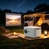 Projecteur intelligent Android 14 OS 1080P HD 500 ANSI Lumens, moteur optique scellé anti-poussière, le plus récent, pour cinéma maison