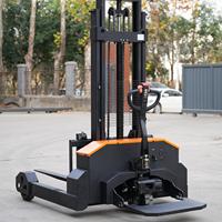 Chariot élévateur électrique tout-terrain 2000 kg avec grande garde au sol, chariot élévateur puissant pour terrains accidentés, capacité 1,5 tonne, mât de levage 5 m