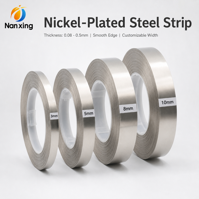 1S 1P 18650/21700 Lithium Nickel-Plated Strip Alloy Foil Sticky Ribbons Sheet Band Spot Welding Battery Accessories