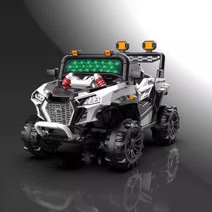 La nouvelle voiture électrique à quatre roues et à double entraînement pour enfants peut s'asseoir jouets de poussette télécommandés de 1 à 7 ans - Product Image 6