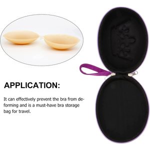 Tùy Chỉnh Không Thấm Nước Xách Tay Áo Ngực Trường Hợp Đồ Lót Lưu Trữ Mặc Bikini Túi Đồ Lót Tổ Chức Cho Áo Ngực Kích Thước <span class=keywords><strong>30a</strong></span>-36c Ly - Product Image 3