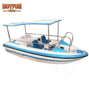 Emocionante Bote Eléctrico con Construcción de Acero para Lagos y Resorts, Paseo Suave y Diversión Acuática Relajante para Uso Familiar - Product Image 6