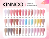 KNC Nude Clear Milky White Extension auto-nivelante UVGel Nail Polish Quick Building Private Label Builder Nail Extensions Gel2kg