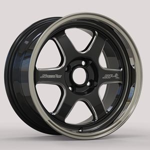 Flrocky 15X8J HPCD 4X114.3 ET + 28 CB73.1 desain murah Alloy baru pelek roda aluminium Aloi mobil dalam persediaan - Product Image 2