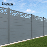 Clôture de jardin extérieure personnalisée, écologique, imperméable, en aluminium, pour l'intimité