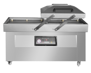 Máquina de Envasado al Vacío Industrial de Doble Cámara para <span class=keywords><strong>Carne</strong></span>, Pescado y Otros Alimentos en China - Product Image 2