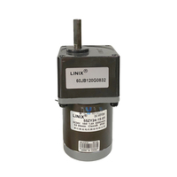Moteur à engrenages Linix DC 24V 80W 85ZY24-80-B/90JB120G1538-BM Double arbre de sortie Aimant permanent Réduction 60JB180G0832 Moteur LINIX