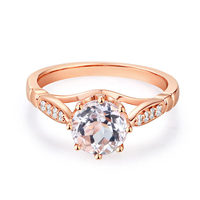 Fabricant de bijoux Bague en argent Double cœur Zircone cubique Diamant Anillos De Plata 925 Bague de fiançailles de mariage