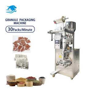 Máquina empacadora automática de bolsas de bolsita de alta precisión <span class=keywords><strong>para</strong></span> 5G 30g granos de café granos pequeños envoltura de etiquetado de alimentos de azúcar - Product Image 1