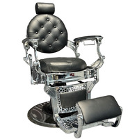 WDY Professionnel Vintage Coiffure Saloon Salon Meubles Durable Barbershop Marron Blanc Or Vert Gris Lavage Barber Chair