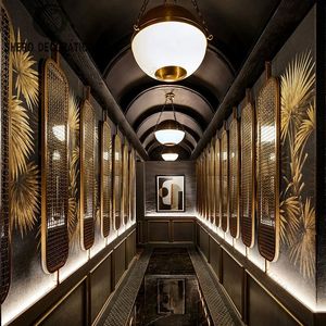 Gabinete de Bar de lujo Uso en el hogar Estante de vino integrado Unidad de almacenamiento de puerta de vidrio - Product Image 5