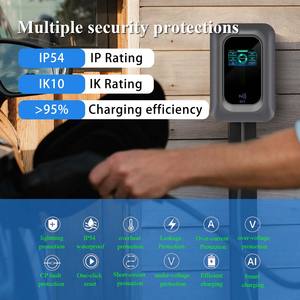 Cargador de Vehículos Eléctricos Trifásico Tipo 1 32A Tipo 2 OCPP 1.6 de 22 kW, Tipo 2 por WiFi, Estación de Carga AC J1772 de 7 kW, Comercial OCPP 1.6 - Product Image 5