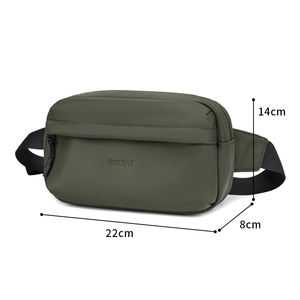 Verde oscuro Impermeable Deporte Moda Pierna Crossbody Multifuncional Pecho Hombres Riñonera - Product Image 6