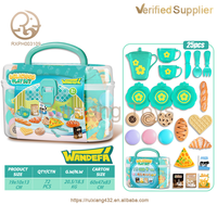 Jouets de simulation et de jeu de rôle pour enfants en gros, jeux multijoueurs avec ustensiles de cuisine et boîtes de rangement pour desserts