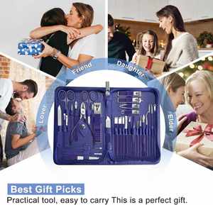 Personal Care Mens Grooming Professional Manicure Pedicure Kit Clippers <b>for</b> Men Beauty Tool Portable Set - Product Image 2