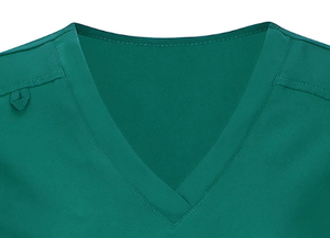 Ensemble de gommage hospitalier confortable et durable pour les infirmières et autres rôles médicaux Ensembles de pantalons à manches courtes confortables toute la journée - Product Image 3